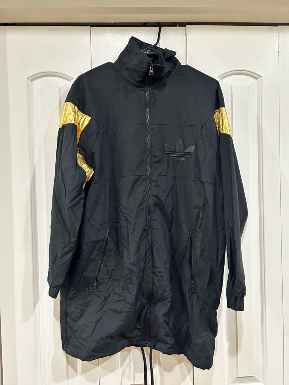 Rare Black and Gold Adidas Jacket